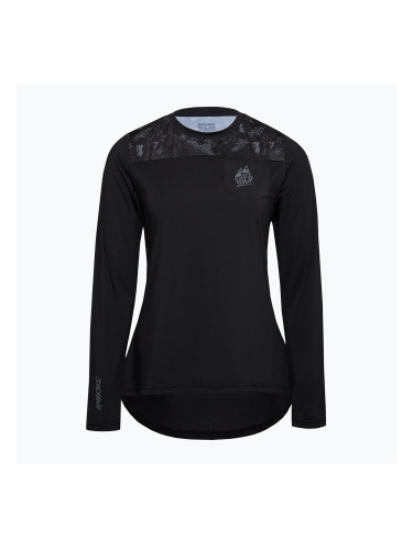 Дамска блуза с дълъг ръкав за колоездене SILVINI Ella charcoal