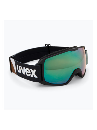 Предпазни ски очила UVEX Xcitd CV black matt/mirror opal yellow