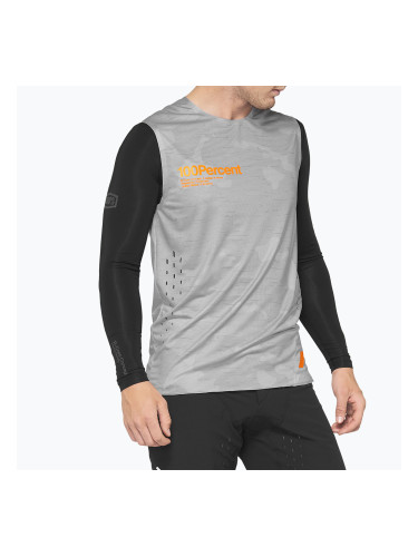Мъжки потник 100% R-Core Concept Sleeveless grey camo