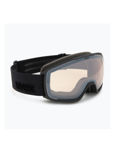 Скиорска маска UVEX Victorious S V black matt/vario silver mirror