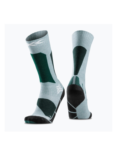 Детски скиорски чорапи X-Socks Ski Discover Otc sage green/english lawn