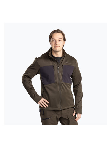 Мъжки поларен суитшърт Pinewood Abisko Power Fleece moss green