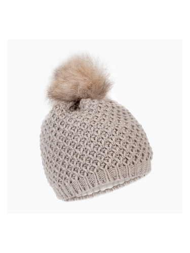 Зимна шапка за жени 4F бежова H4Z22-CAD014