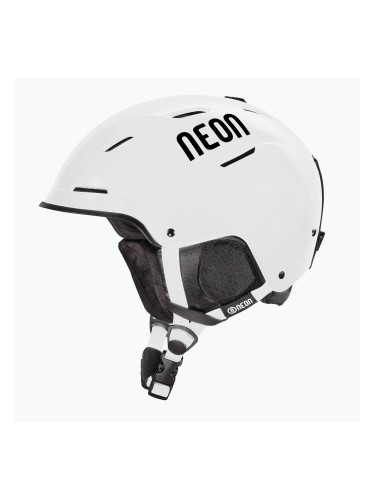 Скиорска каска Neon Alpha white/black