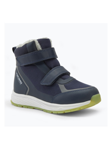 Детски ботуши за сняг Viking Footwear Equip Glow Warm WP 2V navy