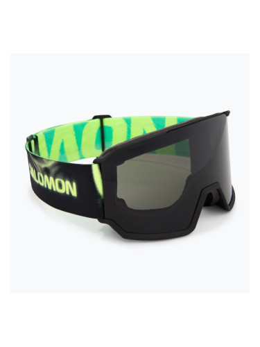 Скиорска маска Salomon S/View 3 black yellow/ml black