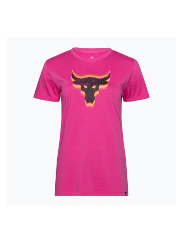 Under Armour Project Underground Core T astro pink/black дамска тениска за тренировки
