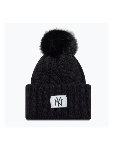 Дамска зимна шапка New Era Cable Wide New York Yankees black