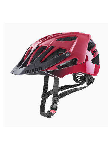 Велосипедна каска UVEX Quatro CC red/black matt
