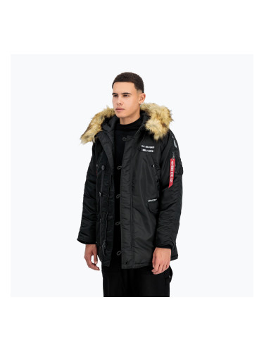 Alpha Industries мъжко яке N3B Airborne с качулка черно