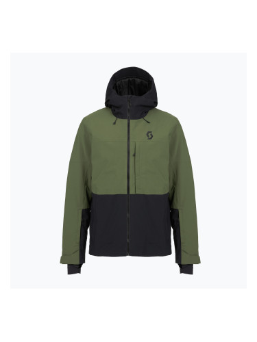 Мъжко скиорско яке SCOTT Ultimate Dryo 10 douglas green/black