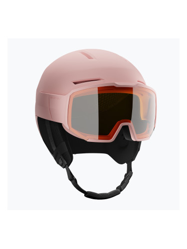 Ски каска Salomon Osmo heavenly pink/black/flash tonic orange