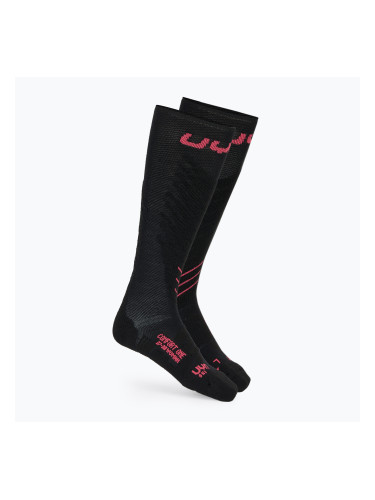 Мъжки скиорски чорапи UYN Ski One Comfort Fit black/pink