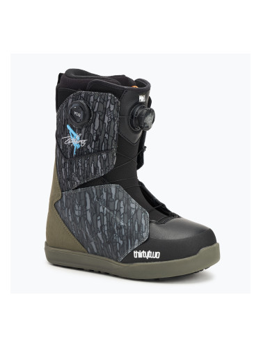 Мъжки обувки за сноуборд ThirtyTwo Lashed Double Boa Powell '24 olive/grey/black