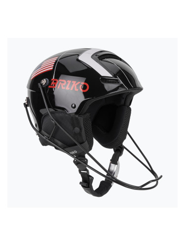 Скиорска каска Briko Slalom 2.0 USA shiny black/white/cardinal red