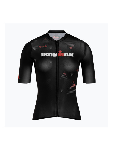 Дамска колоездачна тениска Quest Race Line France Iron Man black