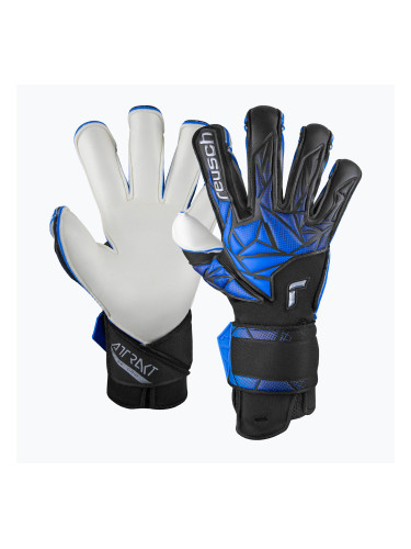 Вратарски ръкавици Reusch Attrakt RE:GRIP black/electric blue