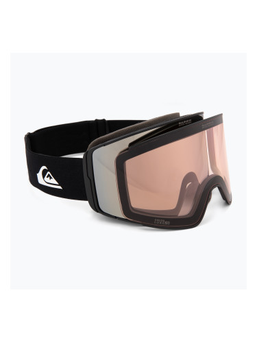 Мъжка маска за сноуборд Quiksilver Storm MG black/black clux ml silver
