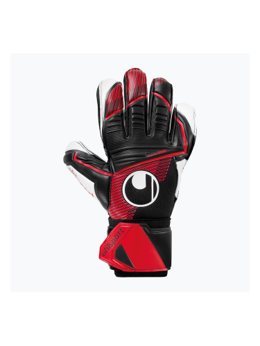 Uhlsport Powerline Supersoft вратарски ръкавици черни/червени/бели