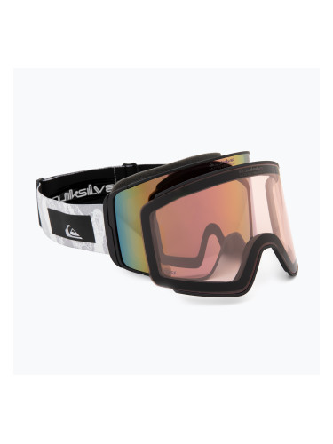 Мъжки очила за сноуборд Quiksilver Storm MG white camo/clux l purple mi