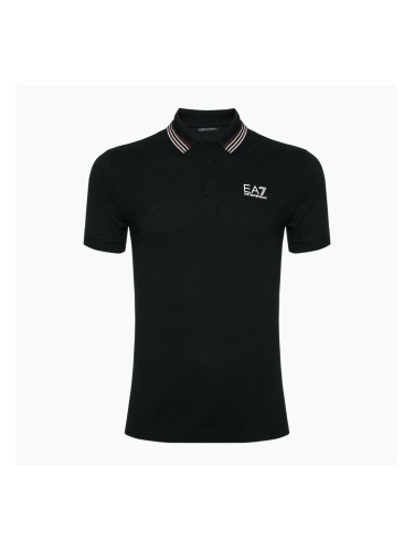 Мъжка риза EA7 Emporio Armani Golf Pro Polo Check black