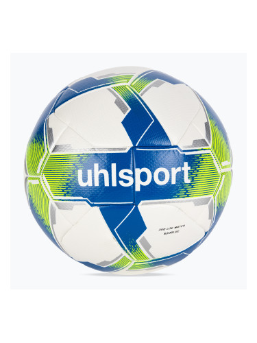 Футболна топка uhlsport 350 Lite Match Addglue white/royal/fluo yellow размер 5