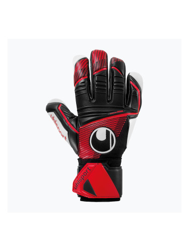 Uhlsport Powerline Supersoft Hn вратарски ръкавици черни/червени/бели