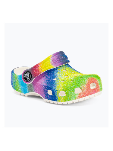 Детски джапанки Crocs Classic Spray Dye Clog T white 208094-94S