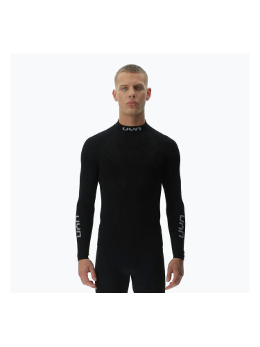 Мъжка термо блуза с дълъг ръкав UYN Elevatyon Biomorph LS Turtle Neck black