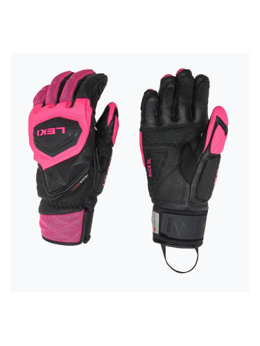 Дамски скиорски ръкавици LEKI WCR Venom SL 3D black/ rose