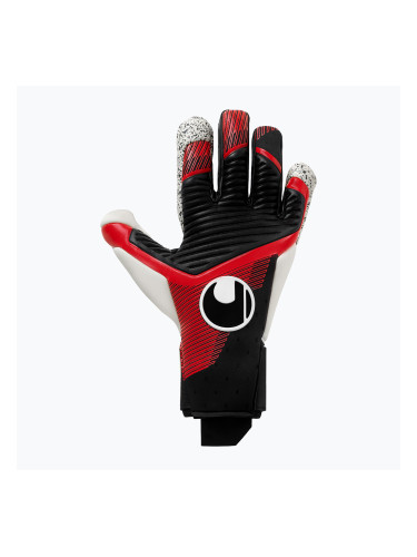 Uhlsport Powerline Supergrip+ Flex вратарски ръкавици черни/червени/бели