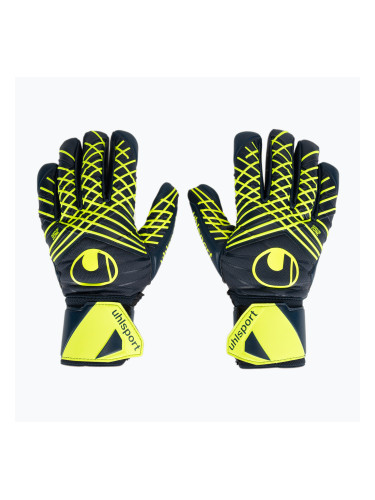 Вратарски ръкавици uhlsport Prediction Supersoft HN navy/white/fluo yellow