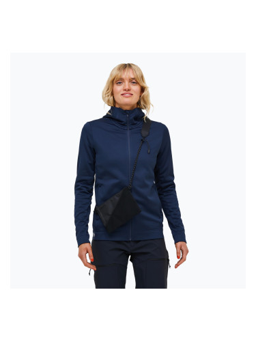 Дамски суитшърт Peak Performance Rider Tech Zip Hood blue shadow