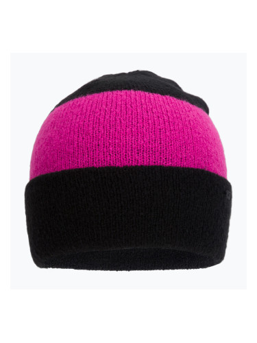 Зимна шапка за жени 4F черно-розова H4Z22-CAD011