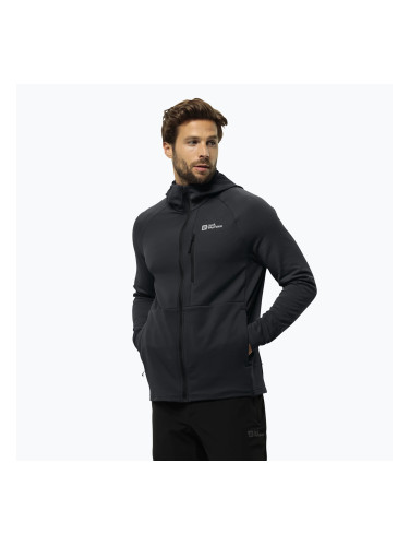 Мъжки потник Jack Wolfskin Kolbenberg Hooded Fz phantom fleece