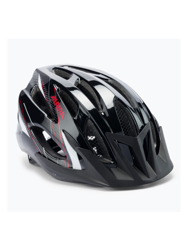 Велосипедна каска Alpina MTB 17 black/white/red