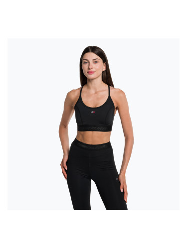 Фитнес сутиен Tommy Hilfiger Lt Intensity с регулируеми презрамки черен