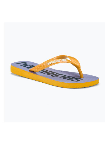 Джапанки Havaianas Top Logomania 2 pop yellow