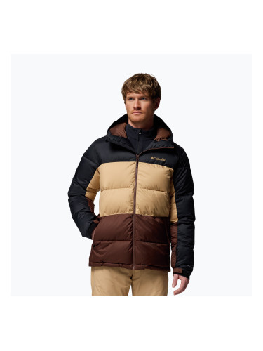 Мъжко скиорско яке Columbia Slope Style black/canoe/tobacco