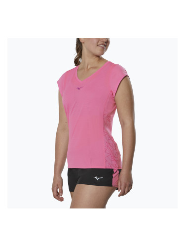 Дамска тениска за бягане Mizuno Aero Tee wild orchid