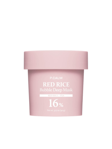 P.CALM - Red Rice Bubble Deep Mask (90g)