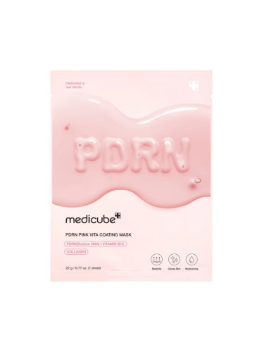 medicube - PDRN Pink Vita Coating Sheet Mask (22g)
