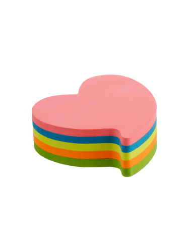 Самоз. листчета Kores Heart 5цв 250л