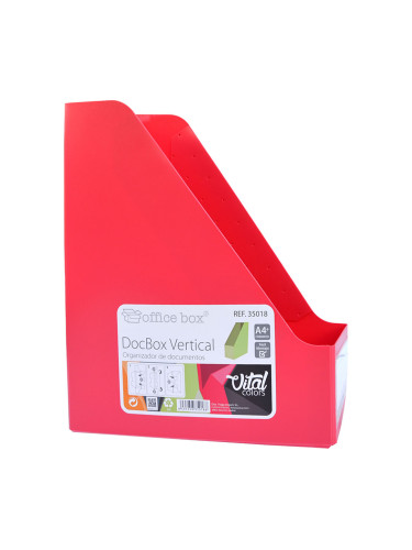 Вертикална поставка OfBox червен