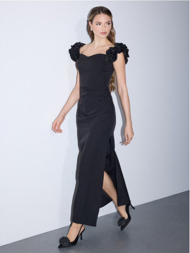 Mohito - Макси рокля с цепка - черен