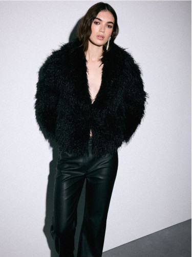 Mohito - Палто от изкуствена кожа - черен