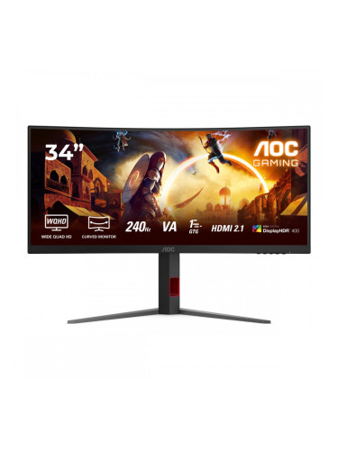 Монитор AOC CU34G4Z 34" Wide Quad HD