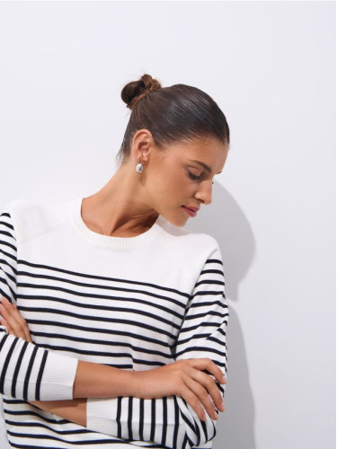 Mohito - Пуловер със съдържание на вискоза - кремaво