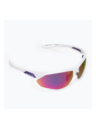 Очила за велосипеди Alpina Defey HR white/purple/purple mirror