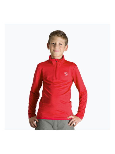 Детски ски суитчър Rossignol Boy 1/2 Zip Warm Stretch red